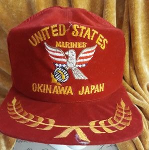 Marines Vintage Okinawa Japan Trucker Hat